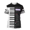 Camisetas estilo popular 3D masculinas e femininas casuais manga curta - Image 5