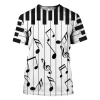 Camisetas estilo popular 3D masculinas e femininas casuais manga curta - Image 6