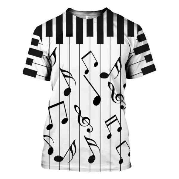 Camisetas estilo popular 3D masculinas e femininas casuais manga curta - Image 6